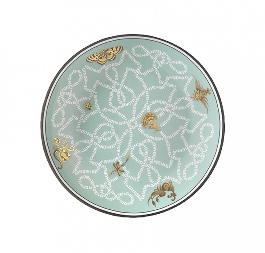 Richard Ginori Arcadia Acquamarine Dessert Plate_Richard Ginori Richard Ginori Arcadia Acquamarine Dessert Plate_Richard Ginori